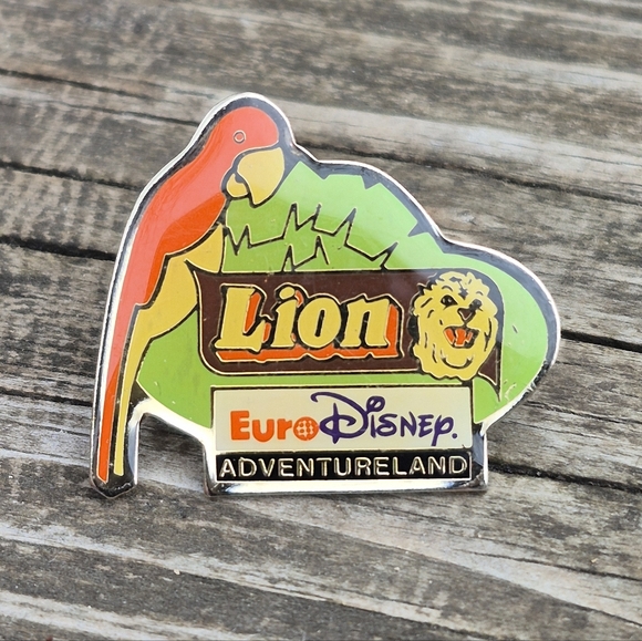 Euro Disney Enamel Pin "Lion" Adventureland - Picture 13 of 16